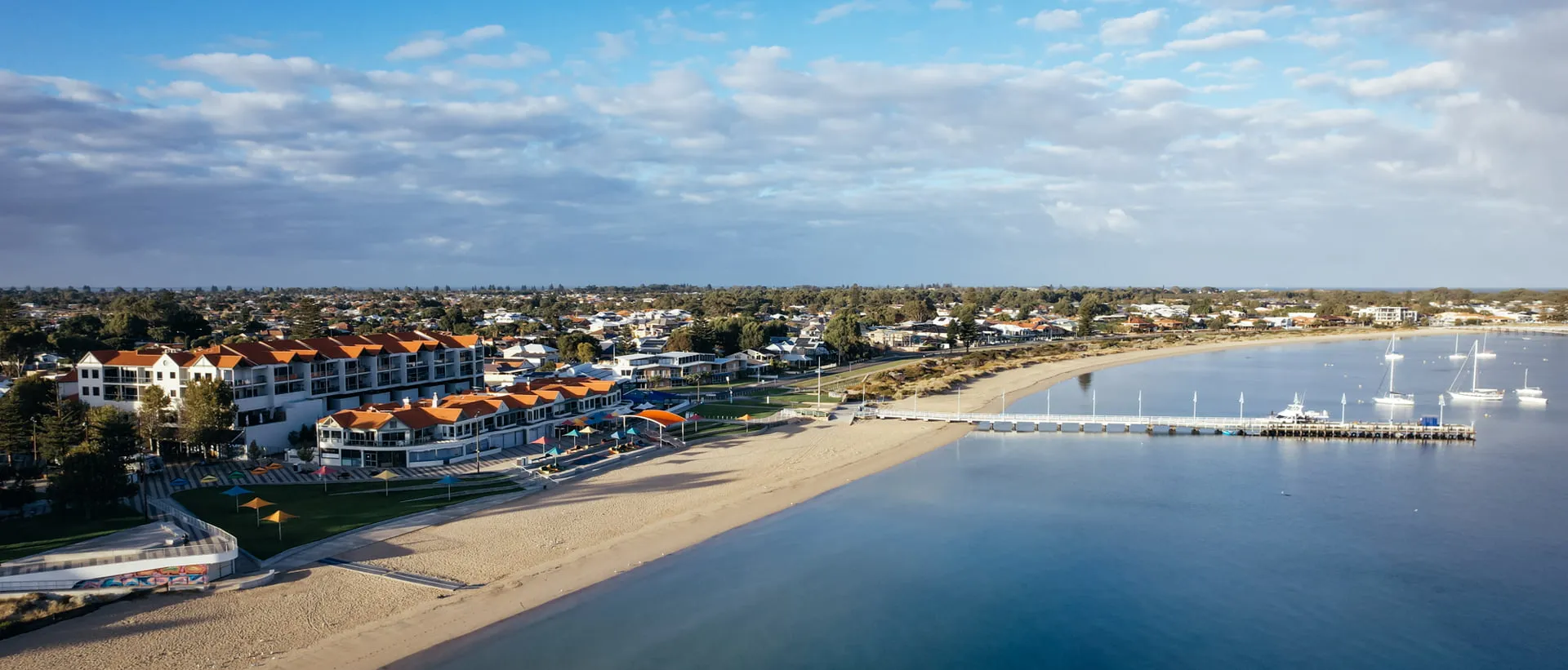 The stunning coastline of Rockingham, Western Australia.